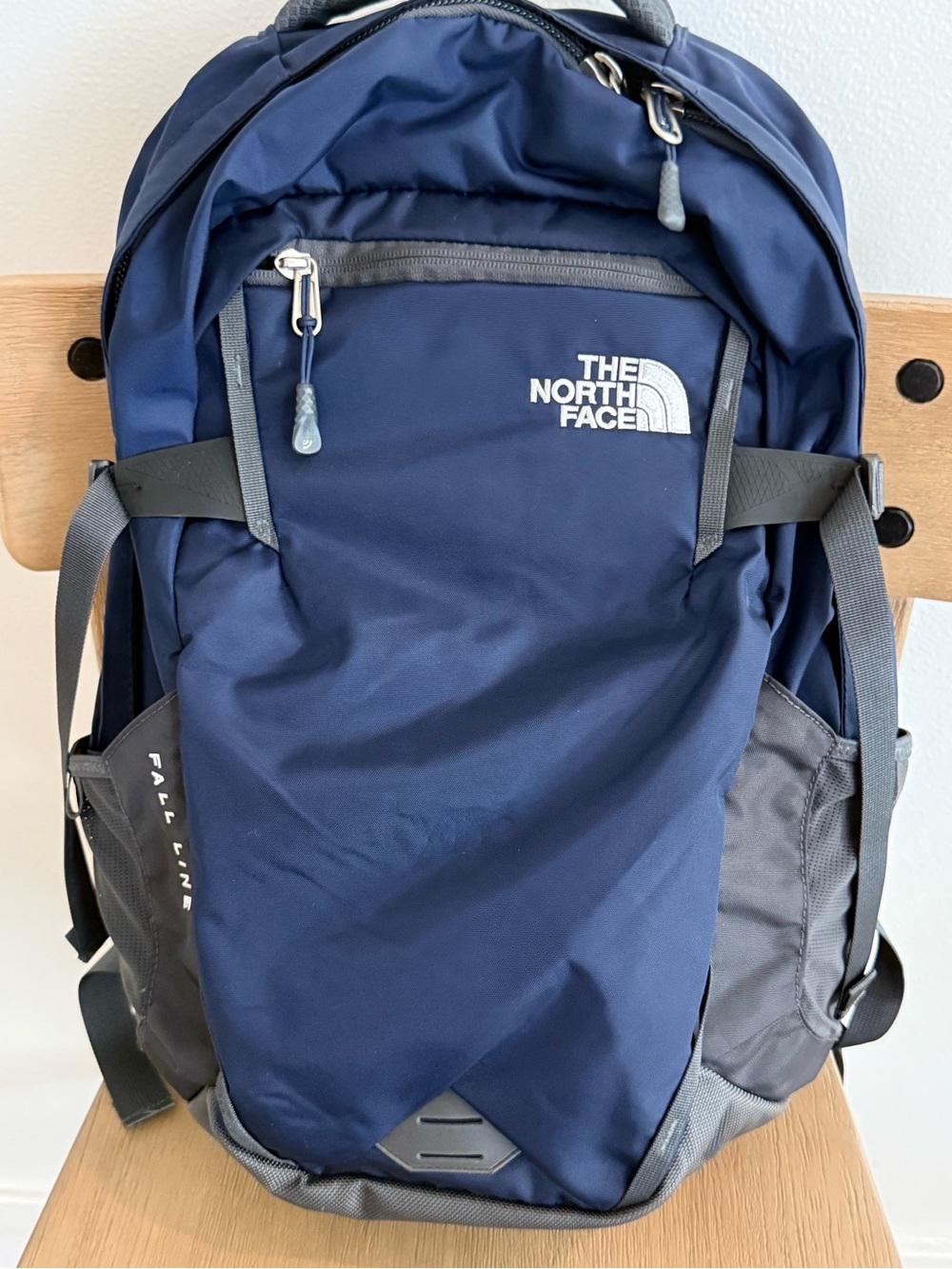 The North Face Navy and Gray Daypack Backpack